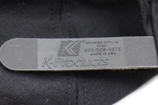 画像6: 90s USA製 K-Products Material Service 刺繍 キャップ 黒 (6)