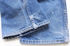 画像9: 90s USA製 Levi'sリーバイス ダメージ デニムパンツ ヒゲ w36 (9)