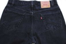 画像5: 00s Levi'sリーバイス 505 ブラック デニムパンツ w36 L34★64 (5)