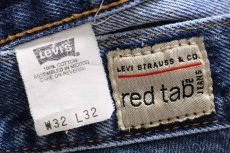 画像6: 00s メキシコ製 Levi'sリーバイス red tab 595 デニムパンツ w32 (6)