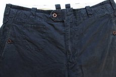 画像3: 90s ポロ ラルフローレン DOUBLE D SHORT USED加工 コットン×リネン ショートパンツ 黒 35★ショーツ (3)