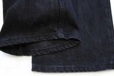 画像8: 90s USA製 Levi'sリーバイス 517 ブラック デニムパンツ 7 JR.M★ブーツカット (8)