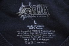 画像4: Nintendo ZELDA MAJORA'S MASK 3D ゼルダの伝説 ムジュラの仮面 リンク コットンTシャツ 黒 L (4)