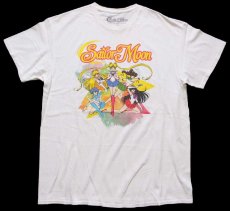 画像2: Sailor Moon 美少女戦士セーラームーン コットンTシャツ 白 L (2)