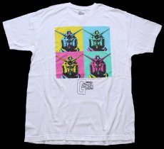 画像2: 機動戦士 GUNDAM ガンダム アンディウォーホル風 コットンTシャツ 白 L (2)