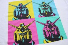 画像5: 機動戦士 GUNDAM ガンダム アンディウォーホル風 コットンTシャツ 白 L (5)