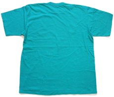 画像3: 90s USA製 HILTON HEAD ISLAND SC 貝 ヒトデ クラゲ コットンTシャツ エメラルドグリーン XL (3)