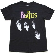 画像2: THE BEATLES ビートルズ コットン バンドTシャツ 黒 M (2)