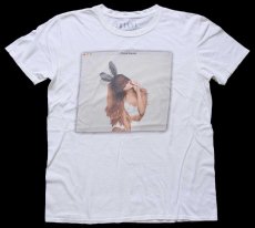 画像2: ARIANA GRANDE アリアナグランデ THE HONEYMOON WORLD TOUR 2015 フォトプリント コットン ツアーTシャツ 白 L (2)