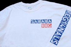 画像3: SABABA BBG テキサス ティガー 両面&袖プリント コットン 長袖Tシャツ 白 L (3)