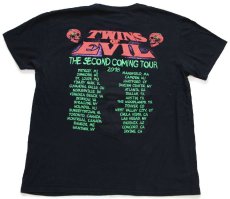 画像3: TWINS OF EVIL ZOMBIE MANSON THE SECOND COMING TOUR 2018 ツアーTシャツ 黒 XL (3)