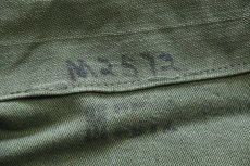画像5: 60s 米軍 U.S.ARMY パッチ付き コットンサテン ユーティリティシャツ オリーブグリーン★Y (5)
