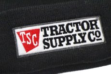 画像6: 未使用★TSC TRACTOR SUPPLY CO ロゴ刺繍 アクリル ニットキャップ 黒★ニット帽 (6)