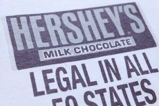 画像5: 00s HERSHEY'Sハーシーズ チョコレート ロゴ LEGAL IN ALL 50 STATES コットンTシャツ 白 XL (5)