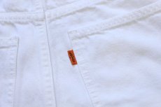 画像5: 80s Levi'sリーバイス SAILORMATES セーラータイプ ホワイトデニム ショートパンツ w34★ショーツ ユーロ (5)