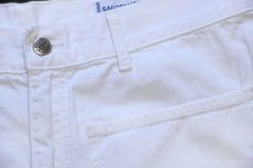 画像6: 80s Levi'sリーバイス SAILORMATES セーラータイプ ホワイトデニム ショートパンツ w34★ショーツ ユーロ (6)