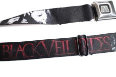 画像6: USA製 BLACK VEIL BRIDES シートベルト型 バックル ベルト 黒 (6)