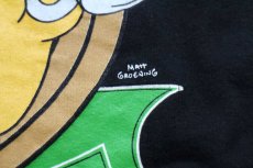 画像6: The Simpsons シンプソンズ GET LUCKY DRINK DUFF ホーマー コットンTシャツ 黒 L (6)