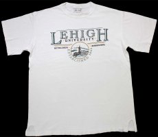 画像2: 90s USA製 LEHIGH UNIVERSITY BETHLEHEM PENNSYLVANIA コットンTシャツ 白 L (2)