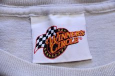 画像4: 00s NASCAR GM Goodwrench Service 刺繍 ツートン 切り替え Tシャツ グレー×黒 (4)