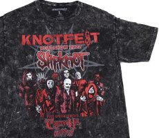 画像1: KNOTFEST ROADSHOW 2022 Slipknot Cypress Hill Ho99o9 コットン バンドTシャツ 黒 L (1)