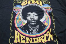 画像4: JIMI HENDRIX ジミ ヘンドリックス コットンTシャツ 黒 3X★特大 (4)