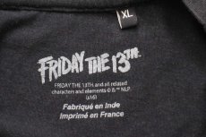 画像4: FRIDAY THE 13TH 13日の金曜日 ジェイソン コットンTシャツ 黒 (4)