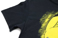 画像5: Nintendo POKEMON ポケモン PIKACHU ピカチュウ コットンTシャツ 黒 L (5)