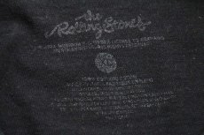 画像5: The Rolling Stones ローリングストーンズ リップ&タン パッチ付き コットン バンドTシャツ 黒 XL (5)