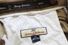 画像6: Tommy Bahama トミーバハマ ツータック スラックス シルクパンツ ブラウンベージュ w34 (6)