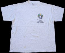 画像2: 90s USA製 CATCH THE VISION CAMP YOLIJWA クリスチャン コットンTシャツ 杢ホワイト XL (2)