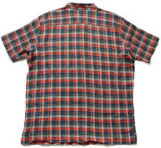 画像2: patagoniaパタゴニア A/C Shirts チェック 半袖 オーガニックコットン ガーゼシャツ TKD XL (2)