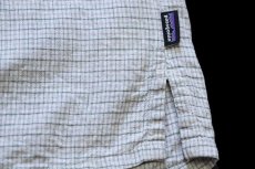 画像6: patagoniaパタゴニア Back Step Shirt バック ステップ チェック 半袖 ヘンプ×オーガニックコットンシャツ XL (6)