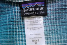 画像4: patagoniaパタゴニア A/C Shirts オンブレチェック 半袖 オーガニックコットン ガーゼシャツ LOG XL (4)