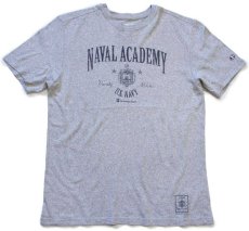 画像2: Championチャンピオン U.S.NAVY NAVAL ACADEMY Tシャツ 杢グリーングレー (2)