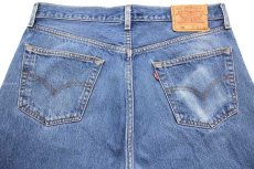 画像5: 00s メキシコ製 Levi'sリーバイス 501 ダメージ&ペンキ飛び デニムパンツ ヒゲ w34 L30★SDP2723 (5)