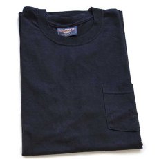 画像1: 00s SMITH'S WORKWEAR 無地 コットン ポケットTシャツ 黒 2XL★特大 (1)