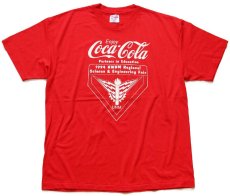 画像2: 90s USA製 Hanes Coca-Colaコカコーラ 1994 NWNM Regional Science & Engineering Fair 両面プリント Tシャツ 赤 XL (2)