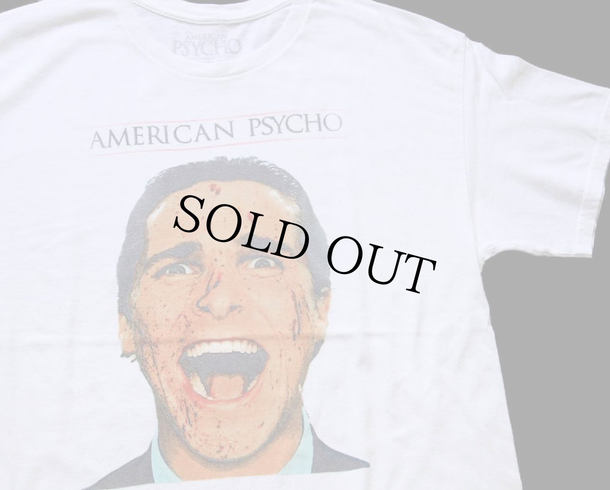 画像1: AMERICAN PSYCHO アメリカン サイコ コットンTシャツ 白 L (1)