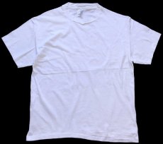 画像2: 90s Hanes 無地 コットンTシャツ 白 L (2)