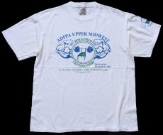 画像2: 90s ADFPA UPPER MIDWEST BENCH PRESS CHAMPIONSHIPS ベンチプレス コットンTシャツ 白 L (2)