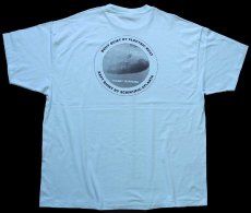 画像3: 90s Hanes Scientific Atlanta SEAWOLF MONITORING SYSTEM 潜水艦 Tシャツ 水色 XXL★特大 (3)