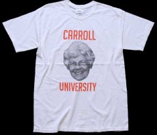 画像2: 00s CARROLL UNIVERSITY GOT GERT? フォトプリント コットンTシャツ 白 M (2)