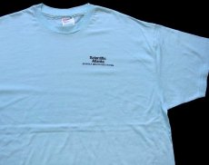 画像1: 90s Hanes Scientific Atlanta SEAWOLF MONITORING SYSTEM 潜水艦 Tシャツ 水色 XXL★特大 (1)