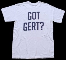 画像3: 00s CARROLL UNIVERSITY GOT GERT? フォトプリント コットンTシャツ 白 M (3)