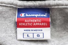 画像5: 00s メキシコ製 Championチャンピオン HUMMER H2 ハマー コットン リンガーTシャツ 杢グレー×黒 L (5)