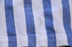 画像5: 90s L.L.Bean COOL WEAVE ストライプ 半袖 コットンシャツ 青×白 L (5)