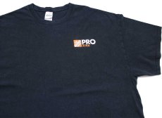 画像1: THE HOME DEPOT PRO XTRA ホームデポ ロゴ コットンTシャツ 濃紺 XL (1)