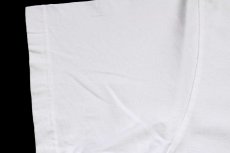画像6: 90s Disneyディズニー クマのプーさん ピグレット ラビット ティガー 刺繍 コットン ポケットTシャツ 白 S (6)