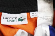 画像4: LACOSTE SPORT ラコステ グラデーション 太ボーダー コットン ポロシャツ 6 (4)